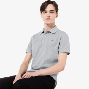 Alternative view of Áo Lacoste Slim Fit Stretch Cotton Piqué Polo 'Silver' PH7937-51GT-CCA