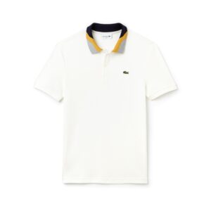 Áo Lacoste Slim Fit Colourblock Striped Knop Piqué Polo Shirt