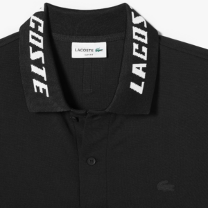 Ao Lacoste Slim Fit Logo Stretch Pique Polo 'Black' PH9642-53G-031