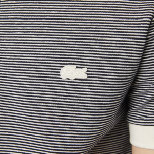 Alternative view of Áo Lacoste Regular Fit Striped Cotton Polo Shirt PH9729-GA3