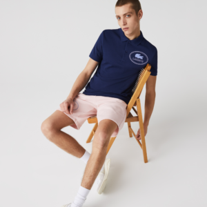 Alternative view of Áo Lacoste Men's Slim Fit Embroidered Crocodile Blue PH9733-78X