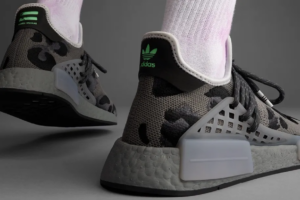 Giay Adidas NMD Hu Pharrell 'Animal Print Ash Grey' ID1531
