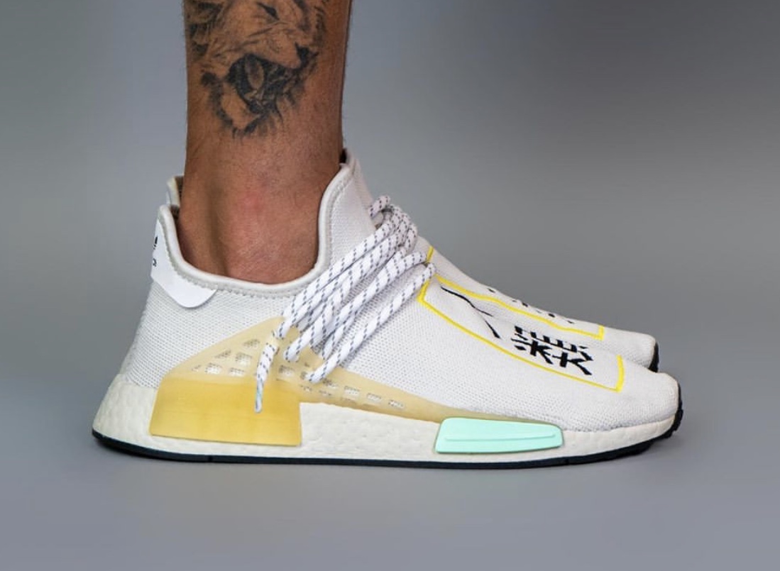 Adidas Pharrell NMD Human Race Crystal White