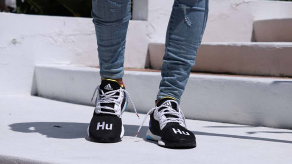Giày Adidas Pharrell Williams Solar HU Glide 'Black' BB8041 - Ảnh 4