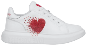 Giày Love Moschino Exploding Heart Nappa 'White' JA15154G1EIA0100