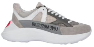 Giày Love Moschino Superheart 'Grey' JA15306G1EIQ101A