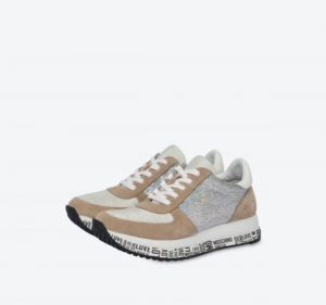 Alternative view of Giày Love Moschino Split And Sequins 'Beige' JA15394G1EIV190A