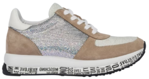 Giày Love Moschino Split And Sequins 'Beige' JA15394G1EIV190A