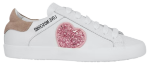 Giày Love Moschino Shiny Heart Nappa 'White' JA15402G1EI4110A