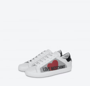 Alternative view of Giày Love Moschino Free Love Nappa 'White' JA15422G1EIA710A