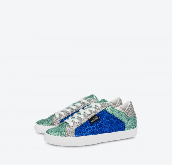 Giày Love Moschino Glitter 'Electric Blue' JA15542G0EJJ270A - Ảnh 2