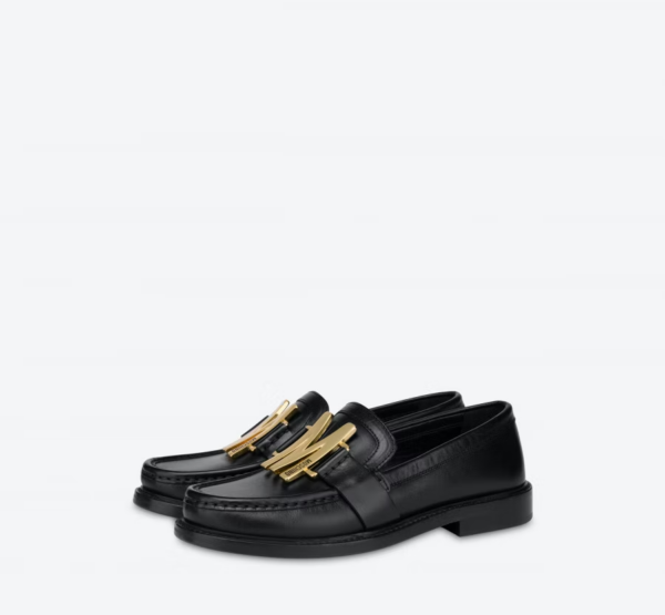 Giày Moschino M Calfskin 'Black' MA10262C0BMF0000 - Ảnh 2