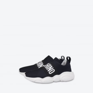 Alternative view of Giày Moschino Teddy Slip On With Logo 'Black' MA15073G0AMN0000