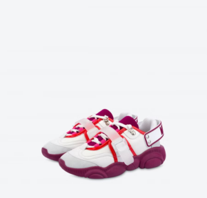 Alternative view of Giày Moschino Roller Skates Teddy 'White' MA15133G1EMP210A