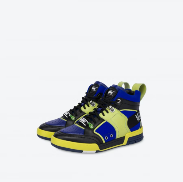 Giày Moschino Streetball High 'Black' MB15604G1EG4171A - Ảnh 2