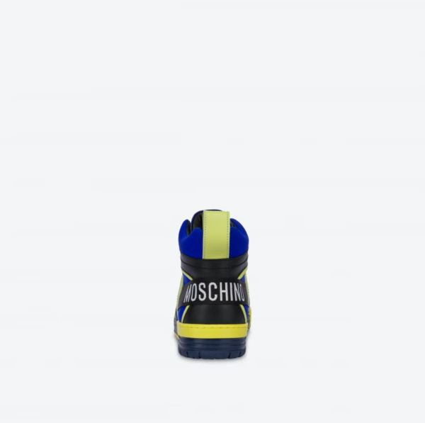 Giày Moschino Streetball High 'Black' MB15604G1EG4171A - Ảnh 3
