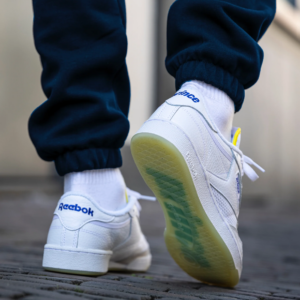 Giay Reebok Club C 85 x Prince 'White Bright Cobalt' GY8052