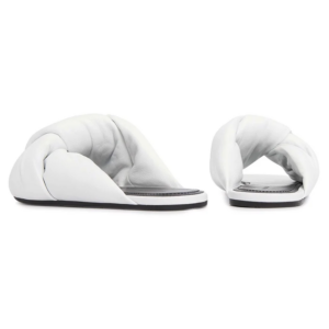 Dep Balenciaga Drapy Flat Sandal 'White' 636576-WA2M0-9002