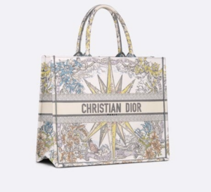 Tui Dior Book Large Tote 'White Multicolor' M1286ZMDW-M884