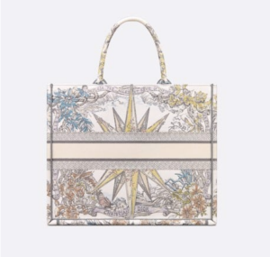 Tui Dior Book Large Tote 'White Multicolor' M1286ZMDW-M884