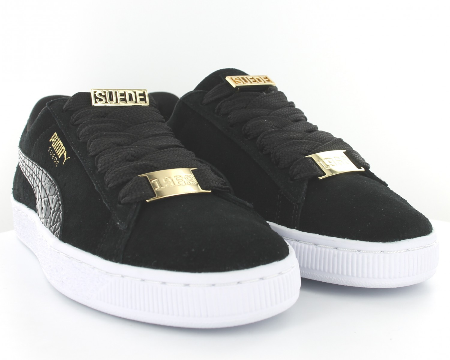 Giày Puma Suede Classic B Boy Black 366492-01 - Authentic-Shoes