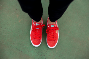 Giay Puma Suede Vintage 'High Risk Red' 374921-06