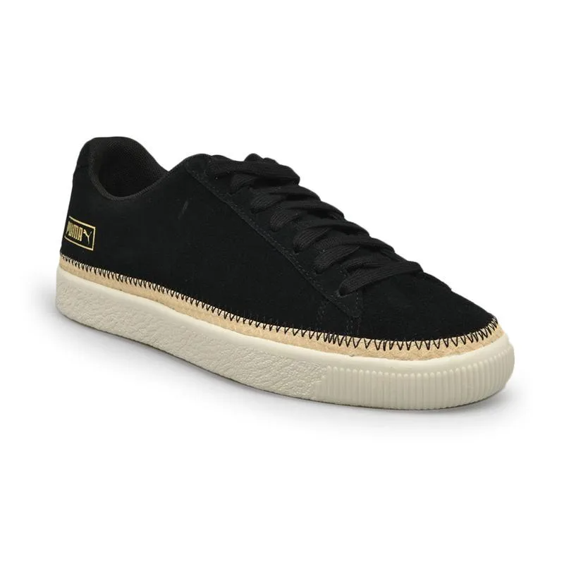 Giày Puma Suede Trim DLX 'Black' 371749-01 - Ảnh 4