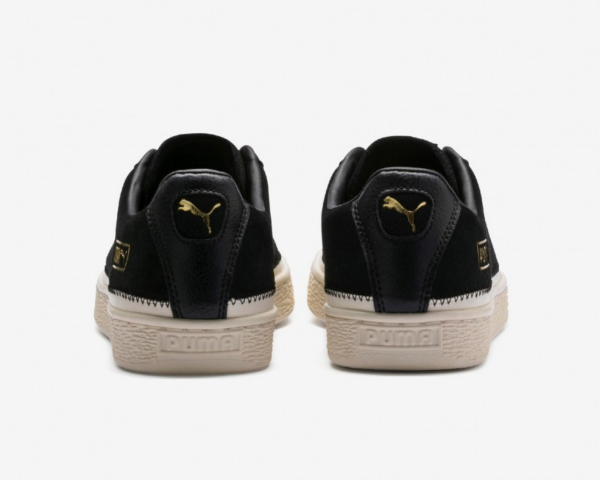 Giày Puma Suede Trim 'Black White' 369639-01 - Hình ảnh 5