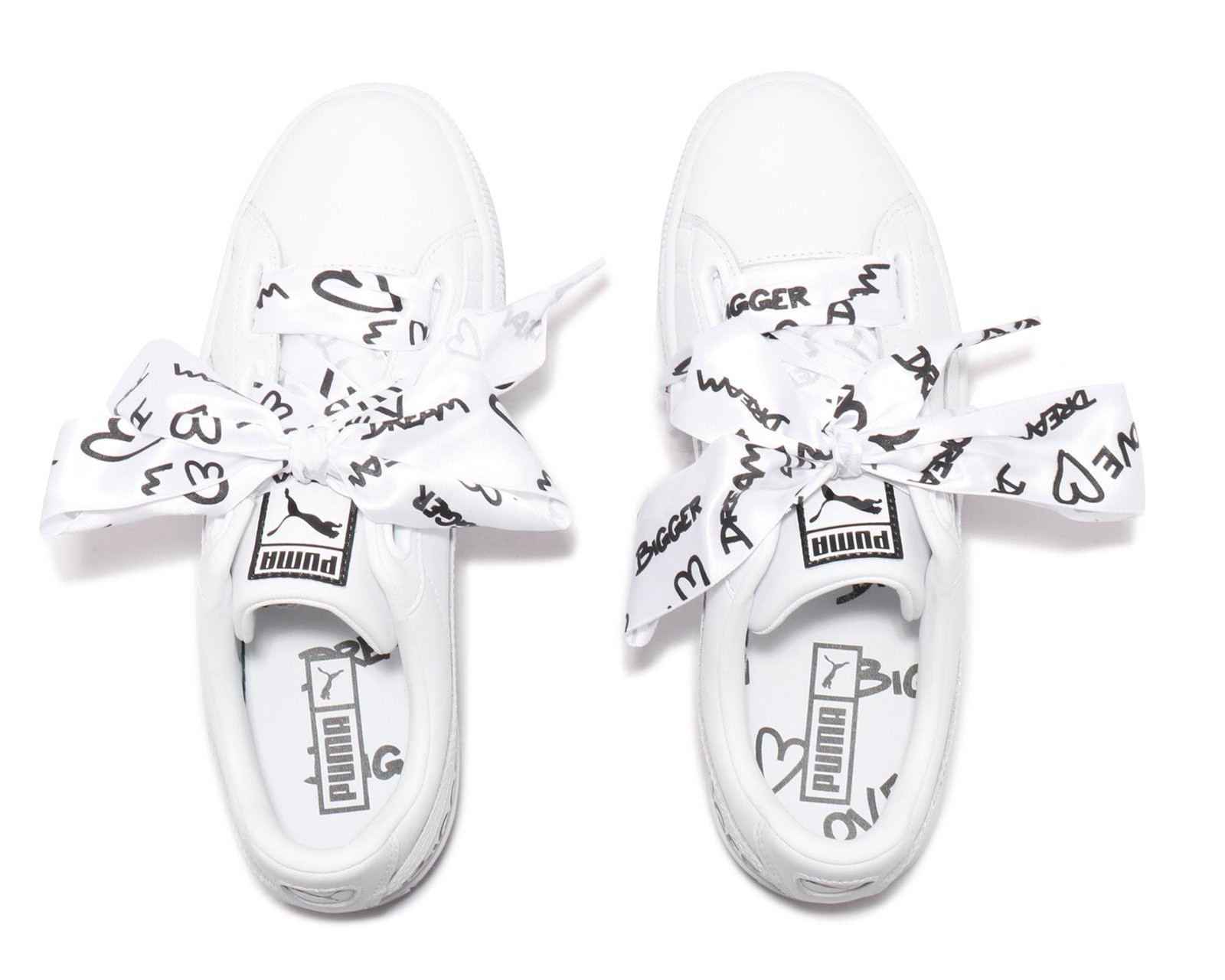 Giày Puma Wmns Basket Heart 'HNDWRTTN' 370185-01 - Ảnh 3