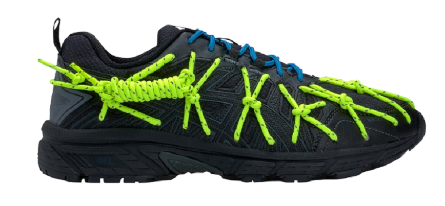 Giày Asics x Rokh Gel-Venture 7 Black Green 1011A563-002 - Authentic-Shoes