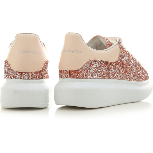 Giày Alexander McQueen Wmns Oversized Sneaker 'Topaz Glitter' 558944 W4NC1 5530 - Hình ảnh 3