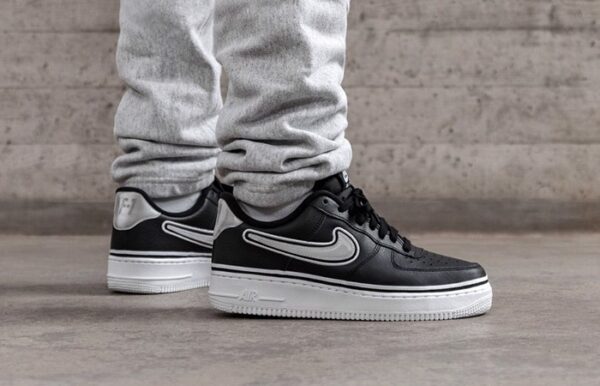 Giày Nike Air Force 1 Low Sport NBA Black White AJ7748-001 - Hình ảnh 3