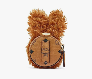 Alternative view of Túi MCM Rabbit Pouch Charm in Faux Fur Visetos MXZBASX02CO001