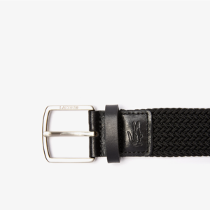 That Lung Lacoste Intaglio Buckle Stretch Knit 'Black' RC4017M53G-000