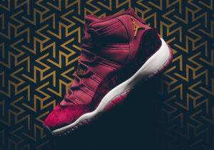 Alternative view of Giày Nike Air Jordan 11 Retro GG Heiress 'Velvet' 852625-650