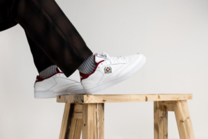 Giay Reebok Club C 85 'White Classic Burgundy' H05810