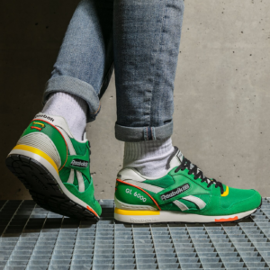 Giay Reebok Keith Haring x GL 6000 'Dog and Human Heel Print' GZ1460