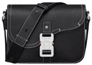 Tui Dior Mini Saddle Bag Strap 'Black Grained' 1ADPO049YKK-H00N