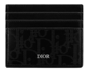 Vi Dior Card Holder 'Black Dior Oblique Galaxy' 2ESCH135VPD-H03E