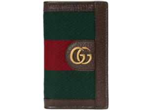 Vi Gucci Web Card Case Double G 'Green Red' 722932-HE2VT-8742