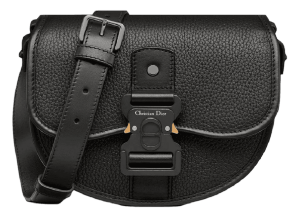 Túi Dior Mini Gallop Bag Strap 'Black Grained Calfskin' 1ADPO033LAC-H00N