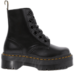 Giày Dr.Martens Molly Women's Leather Platform 'Black' 24861001