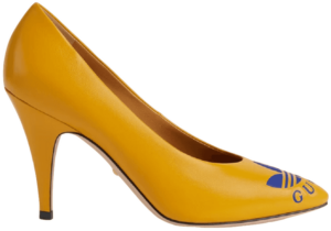 Giày Cao Gót Gucci x Adidas Women's Trefoil Pump 'Yellow' ‎702213-C9D00-7636