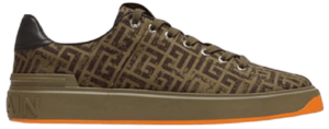 Giày Balmain B-court Monogram 'Khaki And Black' XM1VI288TCVM7UA