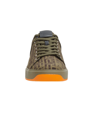 Alternative view of Giày Balmain B-court Monogram 'Khaki And Black' XM1VI288TCVM7UA