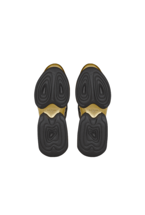 Alternative view of Giày Balmain B-bold Mule Bicolor Jacquard 'Ivory And Black' XN1VL686TJSCGFE