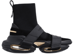 Giày Balmain B-bold With Straps 'Black' VN0VH540TKSU0PA