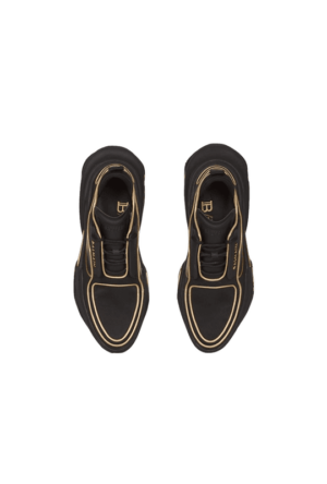 Alternative view of Giày Balmain B-Bold Low Top 'Black And Gold' XN0VI541TNCFEAD