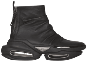 Giày Balmain B-Bold Leather High-Top 'Black' XN1VH689LDDL0PA