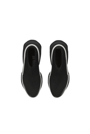 Alternative view of Giày Balmain B-Bold High-top 'Black And White' XN1VJ684TKNTEAB